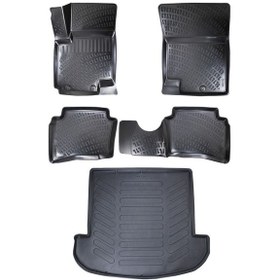 Resim Rizline- Kia Sorento 2016 Sonrası 3D Paspas+Bagaj Havuzu Seti 