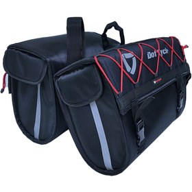 Resim Motospartan MOTOSİKLET PLASTİK DESTEKLİ YAN ÇANTA TAKIMI (2’Lİ) KY03 