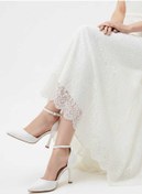 Resim ŞAH Dantelli Gelinlik Nikah Abiye Ayakkabı 