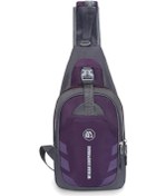 Resim Weikani-sling Çanta Göğüs Paketi Nedensel Crossbody Omuz Çantası,mor Mor 
