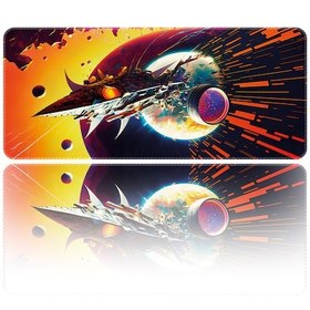 Resim Mouse Pad Büyük Boy Gaming Oyuncu Xl 70x30 Cm SPACE-TANK 