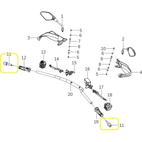 Resim Jawa CLASSIC300CL Gidon Topuzu 1ADET 