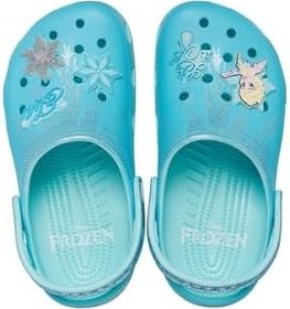 Resim Crocs Kadın Frozen Elsa Classic Terlik - Mavi 