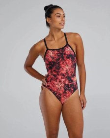 Resim Tyr Durafast Lite Kadın Diamondfit Mayo - Radiant Kırmızı 