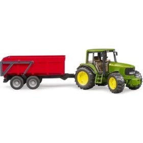 Resim Bruder John Deere 6920 Traktör+ Kırmızı Römork 02057 