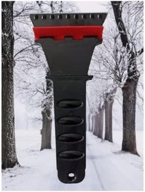 Resim Araç Oto Terminatör Buz Kazıyıcı Kırıcı Silikonlu Silici Temizleyici 