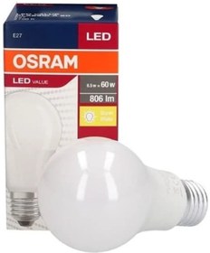 Resim Osram Led Star 8.5w 2700k 806lm E27 Duy Sarı Işık Lamba 