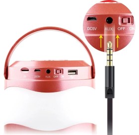 Resim Taşınabilir Akıllı Bluetooth Müzik Hoparlörü Dahili 1800MAH Batarya 5W Hoparlör 
