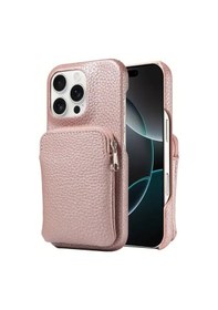 Resim Hightower Galaxy S23 Ultra Suna Altın Yapay Deri Fermuarlı Cüzdan Kılıf 