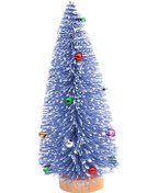 Resim Suntek Masa Üstü Yapay Yılbaşı Ağacı Masaüstü Mavi-30cm 