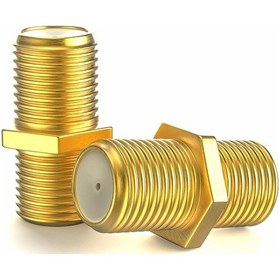 Resim F Tipi Koaksiyel RG6 Dişi-Dişi Uydu Kablosu Uzatma Adaptörü 5 Ad. 