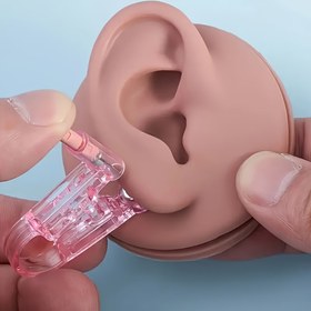 Resim 5/10 adet Tek Kullanımlık Kulak Delme Tabancası Kiti, Dahili Çivilerle, Kendi Kulak Delme Tabancası, Hızlı ve Ağrısız Delme Aracı Seti, Kadınlar ve Erkekler için Kulak Delme Tabancaları 