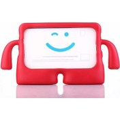 Resim Ekılıf - İpad Uyumlu Pro 10.5 7.nesil - Tablet Kılıfı Çocuklar İçin Kollu İbuy Silikon Kılıf - Kırmızı 