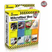 Resim Automix 4'Lü Mikrofiber Bez 
