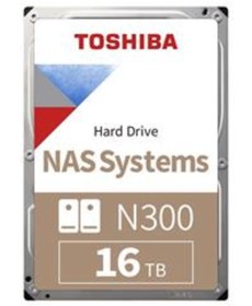 Resim Toshiba N300 16 TB 7200RPM 512MB SATA3 180TB/Y NAS (HDWG31GUZSVA) 