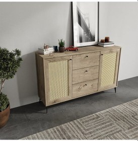 Resim Diamond Konsol 3 Çekmece 2 Kapaklı 160cm 