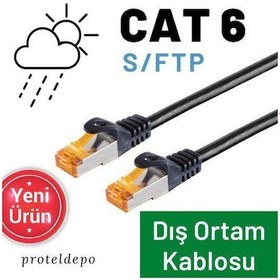 Resim Irenis CAT6 Kablo Dış Ortam Açıkhava Ethernet Network Lan Kablosu 20 M 