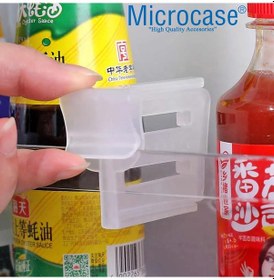 Resim Microcase Sert Plastik Buzdolabı Bölüm Düzenleyici Ayracı Buzdolabı Organizatörü-al5273 8 Adet Beyaz 