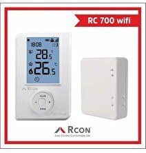 Resim Rcon RC 700 WiFi Akıllı Kablosuz Dijital Oda Termostatı 