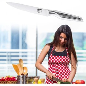 Resim POLEXP gl00my Ultra Keskin 12 cm Mutfak Şef Bıçağı 