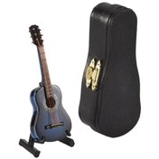 Resim Crackedice A-stand Ve Kılıflı Ahşap Minyatür Gitar 