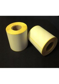 Resim 45x58 Kuşe Barkod Etiket 500 Sarım 