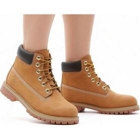 Resim Timberland 6in Premium Sarı Bot Deri Malzeme Bağcıklı Konforlu ve Su Geçirmez Özellikler 