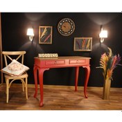 Resim Wooding 120 Cm Çekmeceli Masif Kırmızı Naturel Dresuar (548588553) Kırmızı 