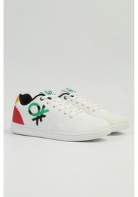 Resim Benetton Ithal Erkek Beyaz Spor Ayakkabı Bnı-10296 001 