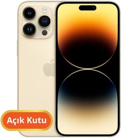 Resim Apple iPhone 14 Pro YD Sıfır Açık Kutu | 256 GB Altın 