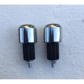 Resim Teksoy Motosiklet Sağ Sol Gidon Direksiyon Topuzu Takım Gümüş A Kalite 