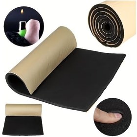 Resim Araç Oto Ses Isı Yalıtım Malzemesi Kauçuk Sünger Yapışkanlı 9mm Kalın 60cmx10mt 