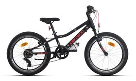 Resim CARRARO RED EAGLE 20 ÇOCUK BİSİKLETİ 230H 6-V VB MAT SİYAH- KIRMIZI 
