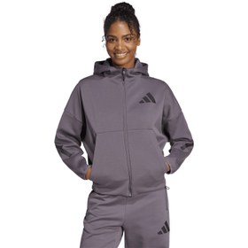 Resim Adi̇das Zne Fz Kadın Bej Sweatshirt 