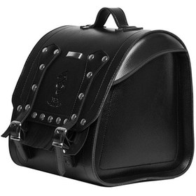 Resim Cooper Cruiser Motosiklet Arka Çanta Valiz Tipi Suni Deri Motor Tur Bagaj Çantası 20lt Renkli 