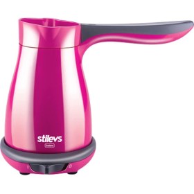 Resim Stilevs Yeni Sadem Kahve Makınesi Pembe-Gri 