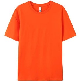 Resim Teekossc 100% Pamuk Kadın T-shirt - Yazlık Rahat Kısa Kollu O-boyun Siyah Beyaz Spor Teesyellow Yellow 