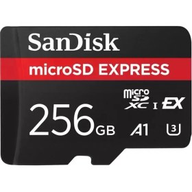 Resim Sandisk Microsd Express 256GB SDSQXFN-256G-GN4NN 880/650MB/S Microsdxc Uhs-I Hafıza Kartı 