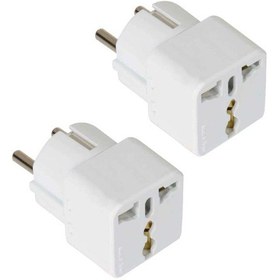 Resim Orel Üniversal Fiş Adaptör Evrensel Çevirici Priz 2 Adet 