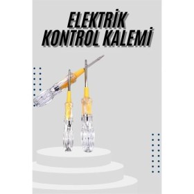 Resim Krm Kontrol Kalemi Çift Taraflı Uçlu Elektrik Akım Test Cihazı Krm 