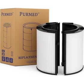 Resim Purmed Dyson HP04 TP04 DP04 PH04 HP09 TP09 HP07 TP07 PH03 PH01 Hava Temizleyici Uyumlu 360° Hepa+Karbon Filtre 