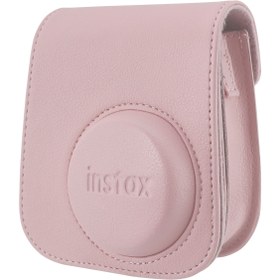 Resim Fujifilm Instax Mini 11 Pembe Deri Çanta 