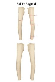 Resim Manken İstanbul Sünger Komple Iğne Batabilen Seyyar Sol Ve Sağ 36/38/40 Beden Uyumlu Prova Mankeni Kolu 