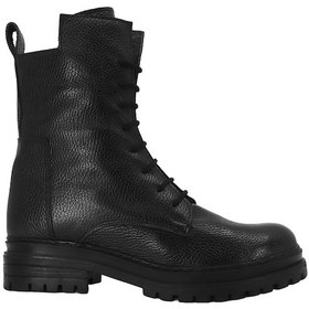 Resim Hobby 26889 Hakiki Deri Kadın Postal Bot Siyah 