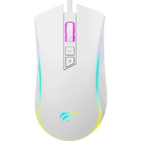 Resim Havit Gamenote MS1034 Rgb Gaming Makrolu Programlanabilir Oyuncu Mouse - Beyaz 