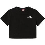 Resim The North Face Kadın CROP S/S Tişört NF0A55AOJK31 Siyah 