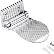 Resim Guangdong Spirit Banyo Paspası Ayak Dayanağı Tutucu Tıraş Bacak Yıkama Ayakları Bağcıklı Kaymaz Ayak Pedalı Mat Yardım Rafı Banyo Duş Aksesuarları Gümüş 