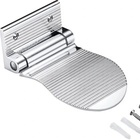 Resim Guangdong Spirit Banyo Paspası Ayak Dayanağı Tutucu Tıraş Bacak Yıkama Ayakları Bağcıklı Kaymaz Ayak Pedalı Mat Yardım Rafı Banyo Duş Aksesuarları Gümüş 
