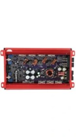 Resim Reiss Audio RS-Q3000.4 D 4X150 Rms Mini Pro Seri Kırmızı Oto Amfi Anfi Amplifier 