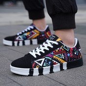 Resim Erkek Trendy Paten Ayakkabıları, Erkek Açık Hava Etkinlikleri İçin Rahat Kaymaz Rahat Stil Spor Ayakkabı 